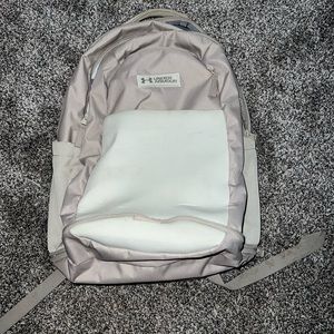 pale pink Under Armour backpack